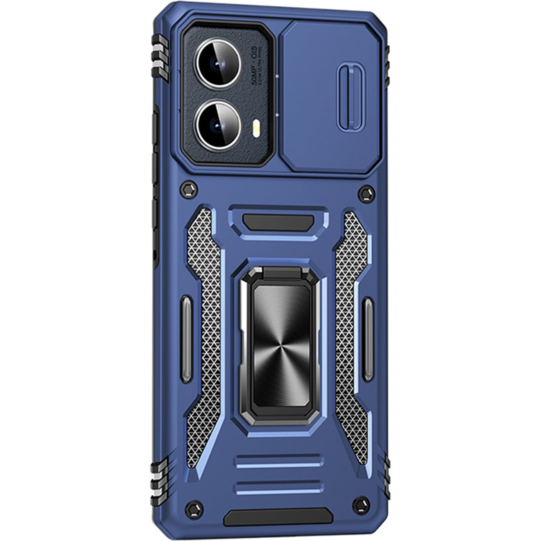 SaharaCase - Raider Series Heavy-Duty Case for Motorola Edge (2024) - Midnight Blue_0