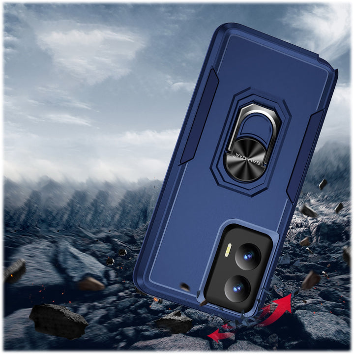 SaharaCase - Raider Series Kickstand Case for Motorola G Stylus 5G (2024) - Desert Blue_5