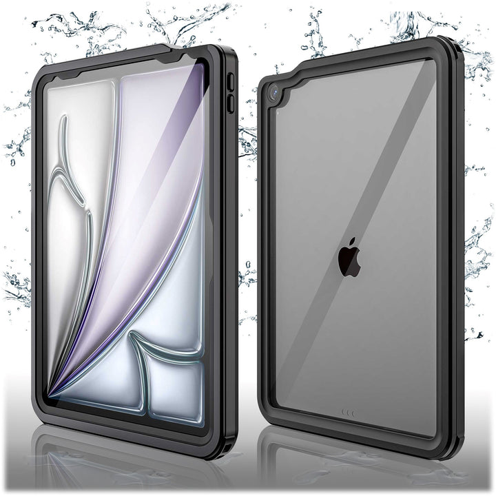 SaharaCase - Oasis Series Water-Resistant Case for Apple iPad Air (M2) 13" 2024 - Clear/Black_3