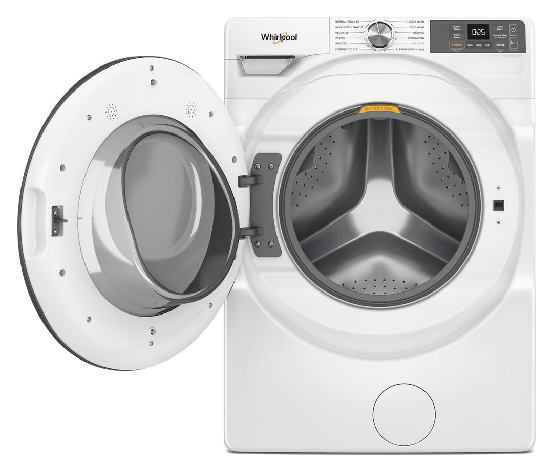 Whirlpool - 4.5 Cu Ft. High Efficiency Smart Front Load Washer with FreshFlow Vent System - White_4