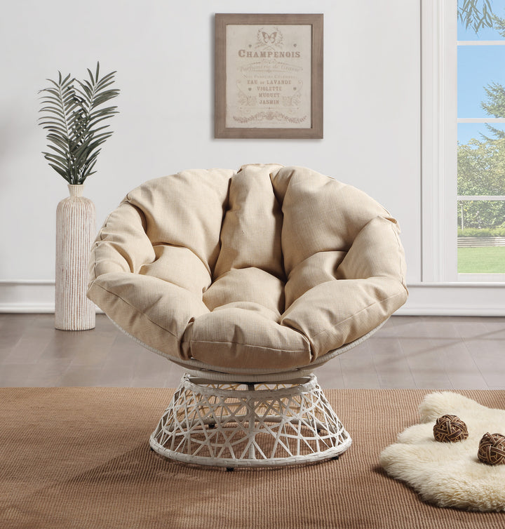 OSP Home Furnishings - Papasan Chair - Cream_5