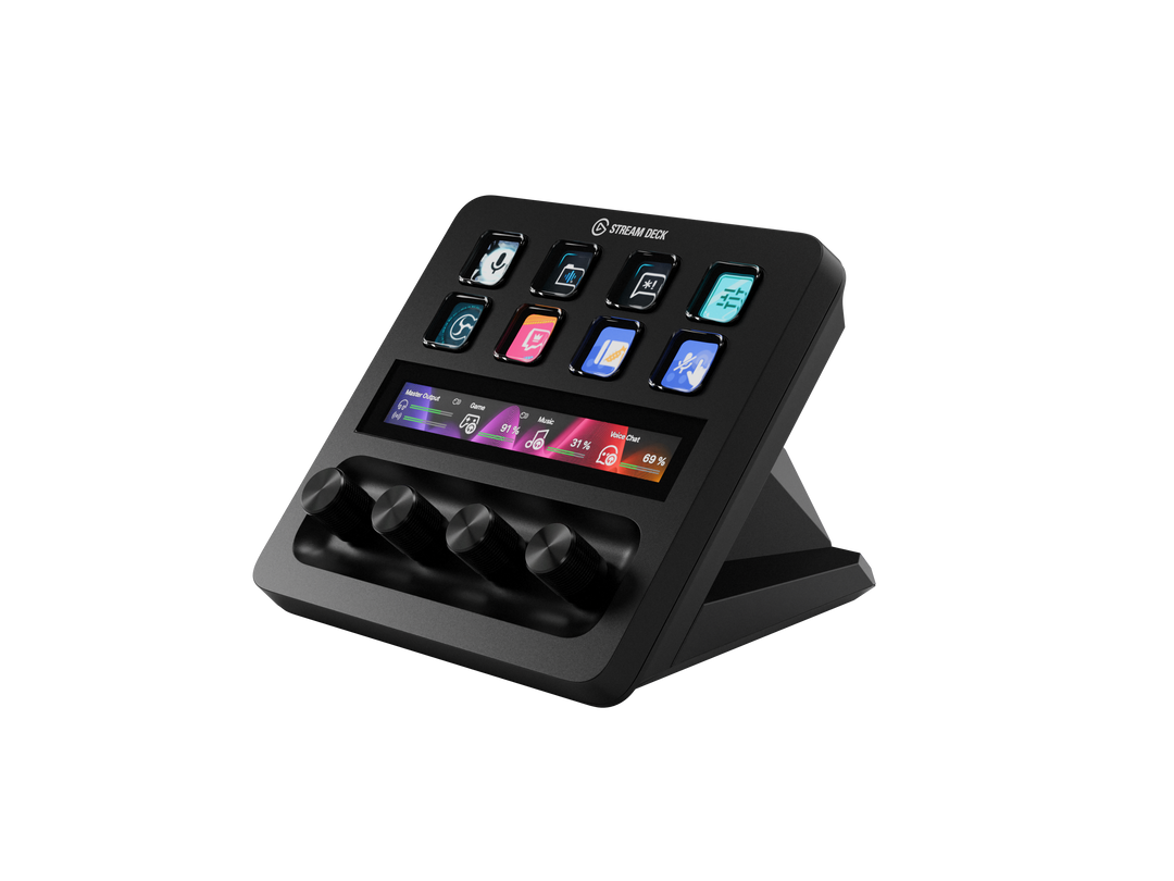 Elgato - Stream Deck + XLR Workflow Controller with Customizable Touch Strip and Dials - Black_1