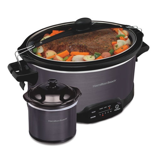 Stay or Go 7qt Programmable Slow Cooker w/ Party Dipper_0