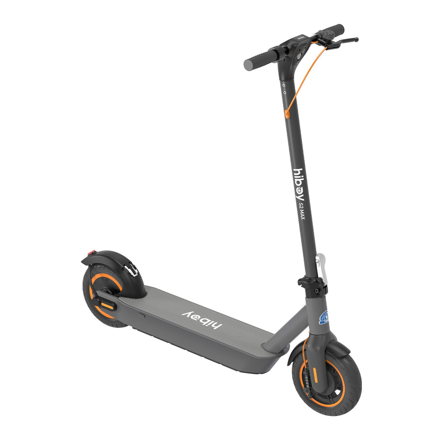 HiBoy - S2 MAX Foldable Electric Scooter w/ 40 mi Max Operating Range & 19 mph Max Speed - Grey_0