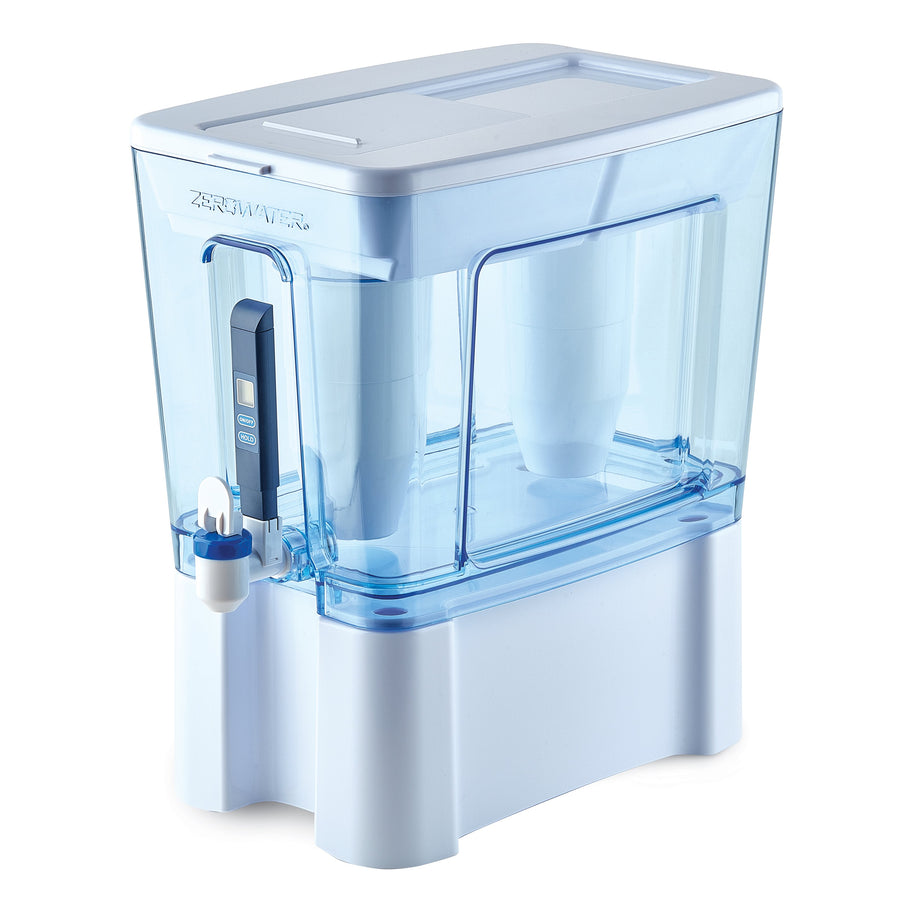 ZeroWater - 52 Cup Ready-Read 5-Stage Water Filtration Dispenser - Blue_0