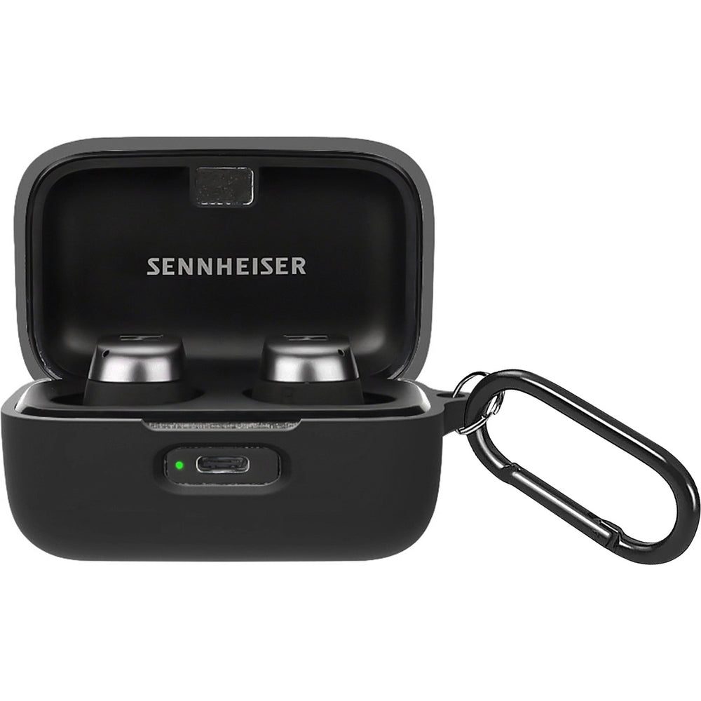 SaharaCase - Venture Series Silicone Case for Sennheiser MOMENTUM True Wireless 4 Headphones - Black_1