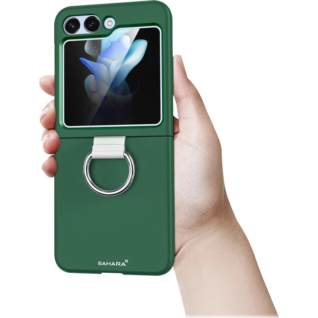 SaharaCase - Venture Series Ring Case for Samsung Galaxy Z Flip6 - Cactus Green_5