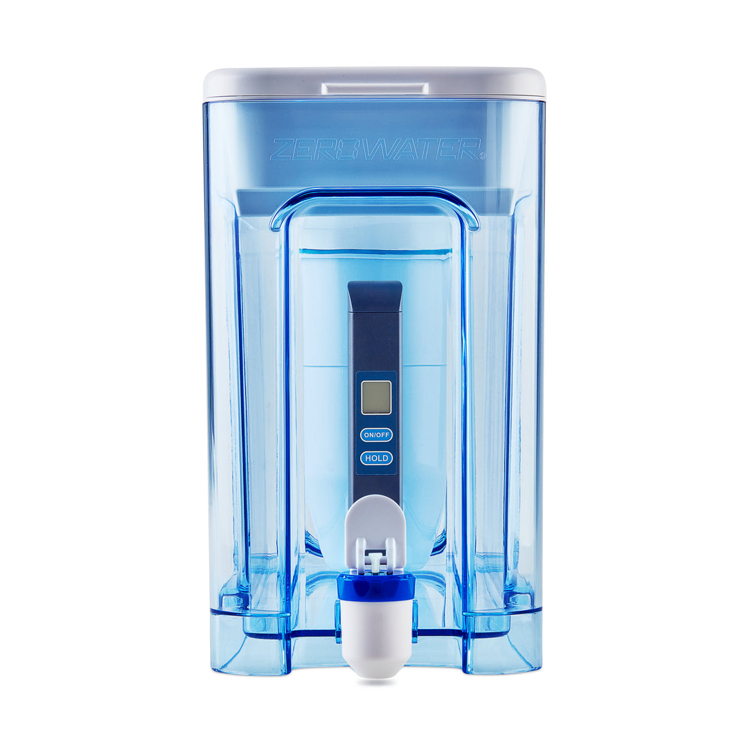 ZeroWater - 32 Cup Ready-Read 5-stage Water Filtration Dispenser - Blue_1