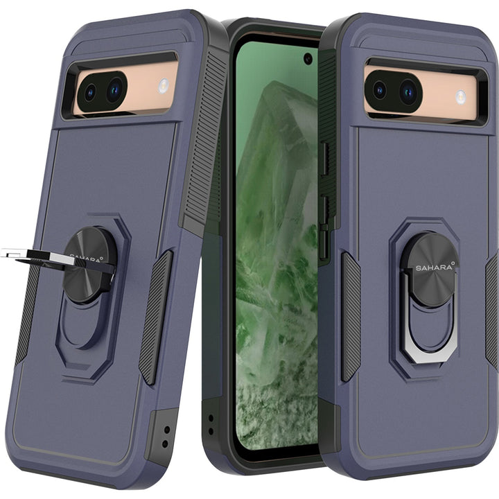 SaharaCase - Raider Series Kickstand Case for Google Pixel 8a - Desert Blue_4