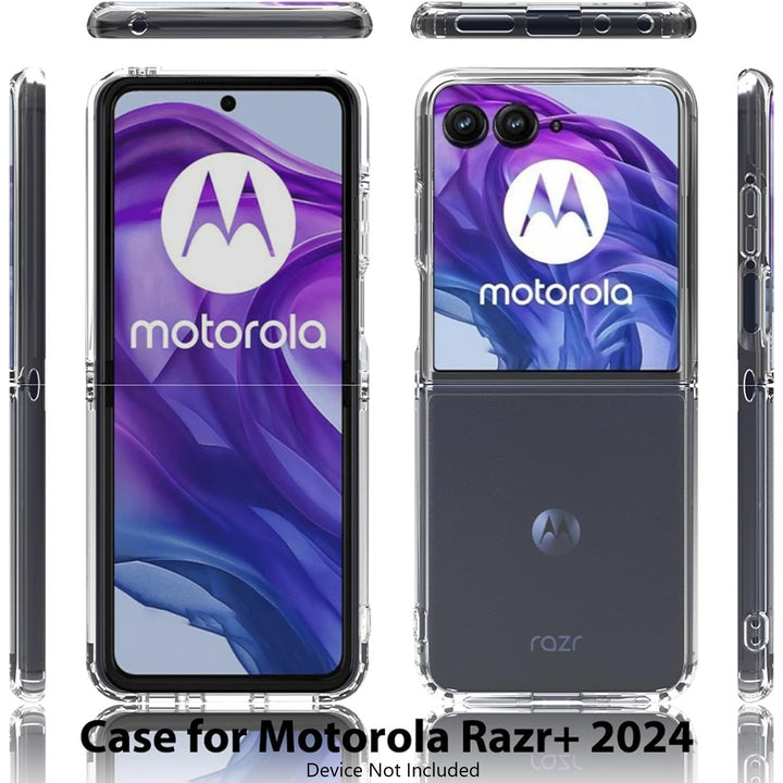 SaharaCase - Venture Series Hard-Shell Case for Motorola Razr+ (2024) - Clear_2