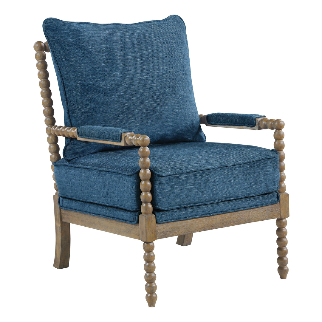 OSP Home Furnishings - Fletcher Spindle Chair - Navy_1