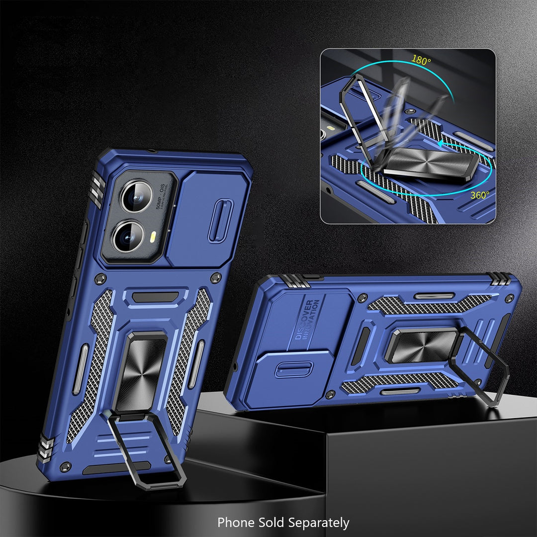 SaharaCase - Raider Series Heavy-Duty Case for Motorola Edge (2024) - Midnight Blue_4