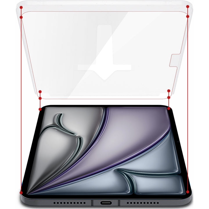 SaharaCase - Easy Apply Tempered Glass Screen Protector for Apple iPad Air (M2) 13" 2024 - Clear_2