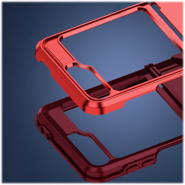 SaharaCase - Raider Series Kickstand Case for Samsung Galaxy Z Flip6 - Viper Red_7