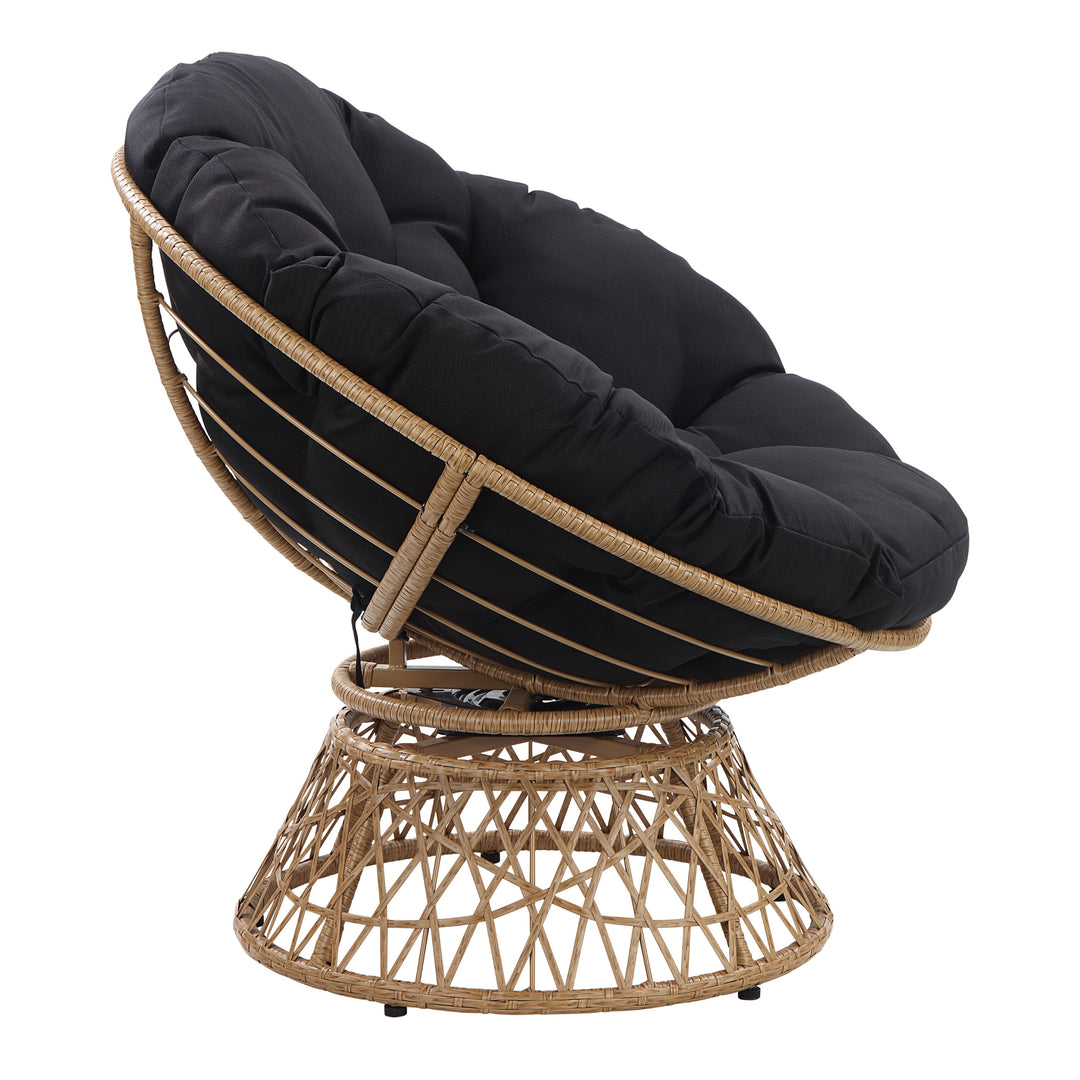 OSP Home Furnishings - Papasan Chair - Black_2