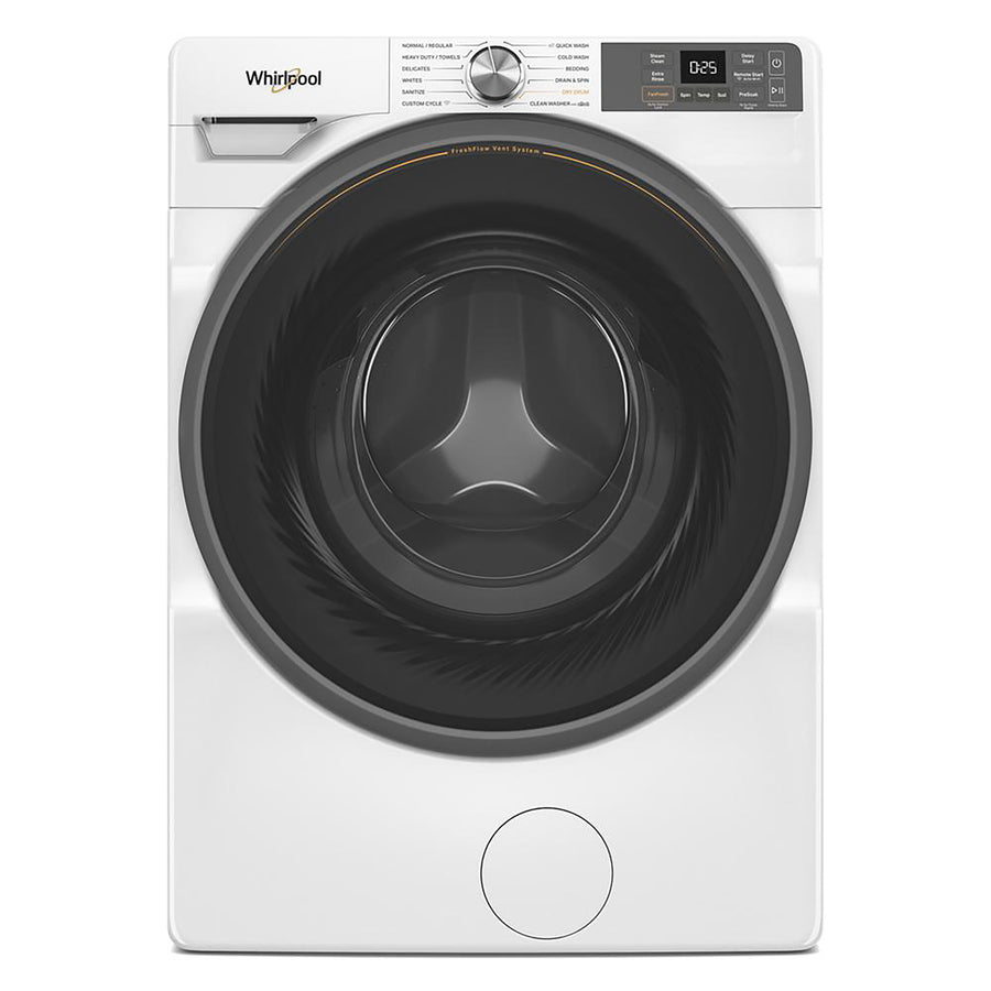 Whirlpool - 4.5 Cu Ft. High Efficiency Smart Front Load Washer with FreshFlow Vent System - White_0