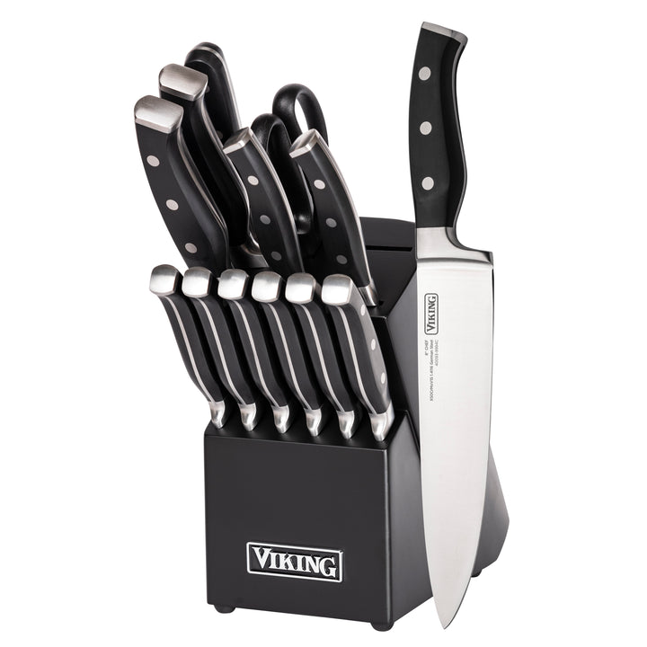 Viking 14-Piece Cutlery set with Black Block - Multicolor_1