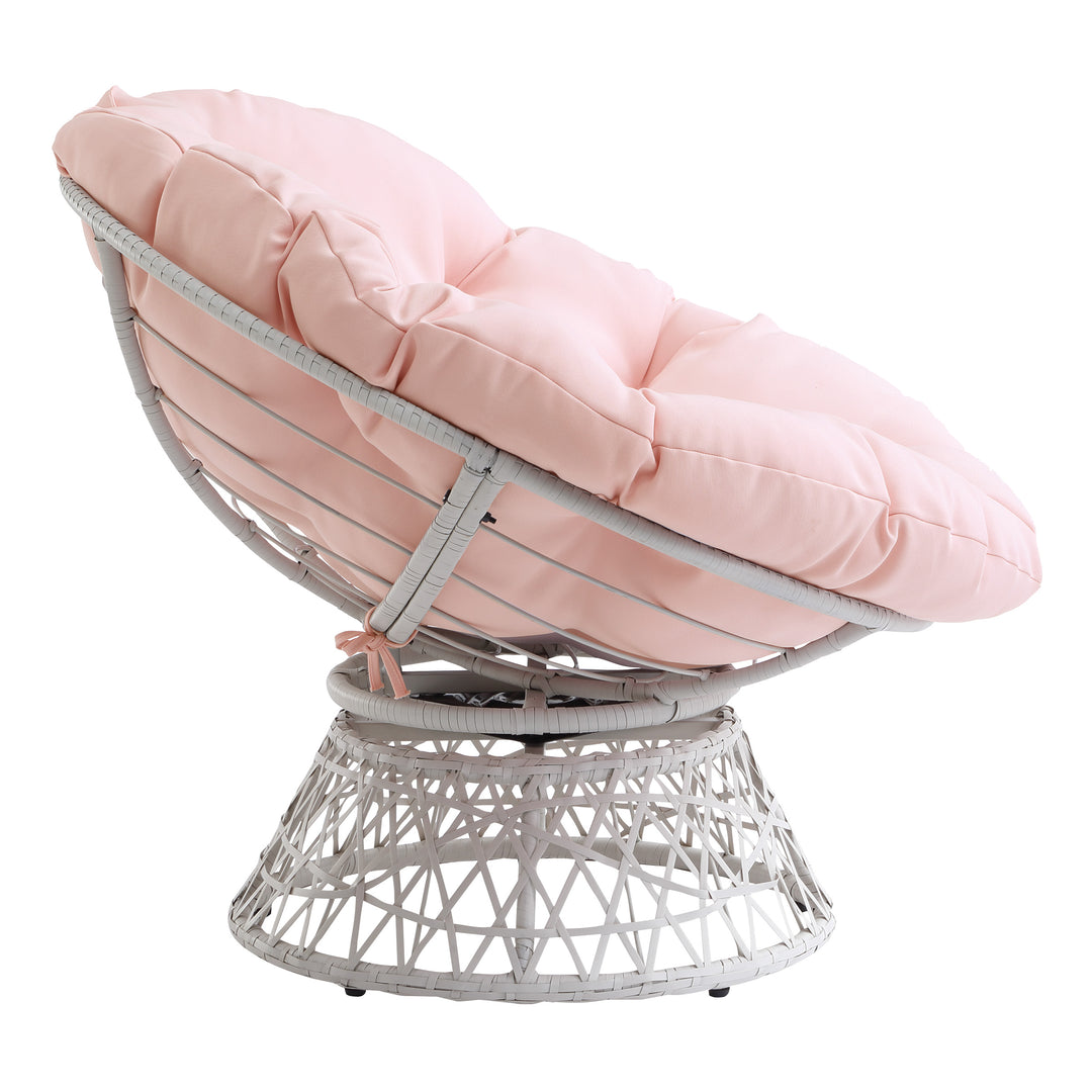 OSP Home Furnishings - Papasan Chair - Pink_2