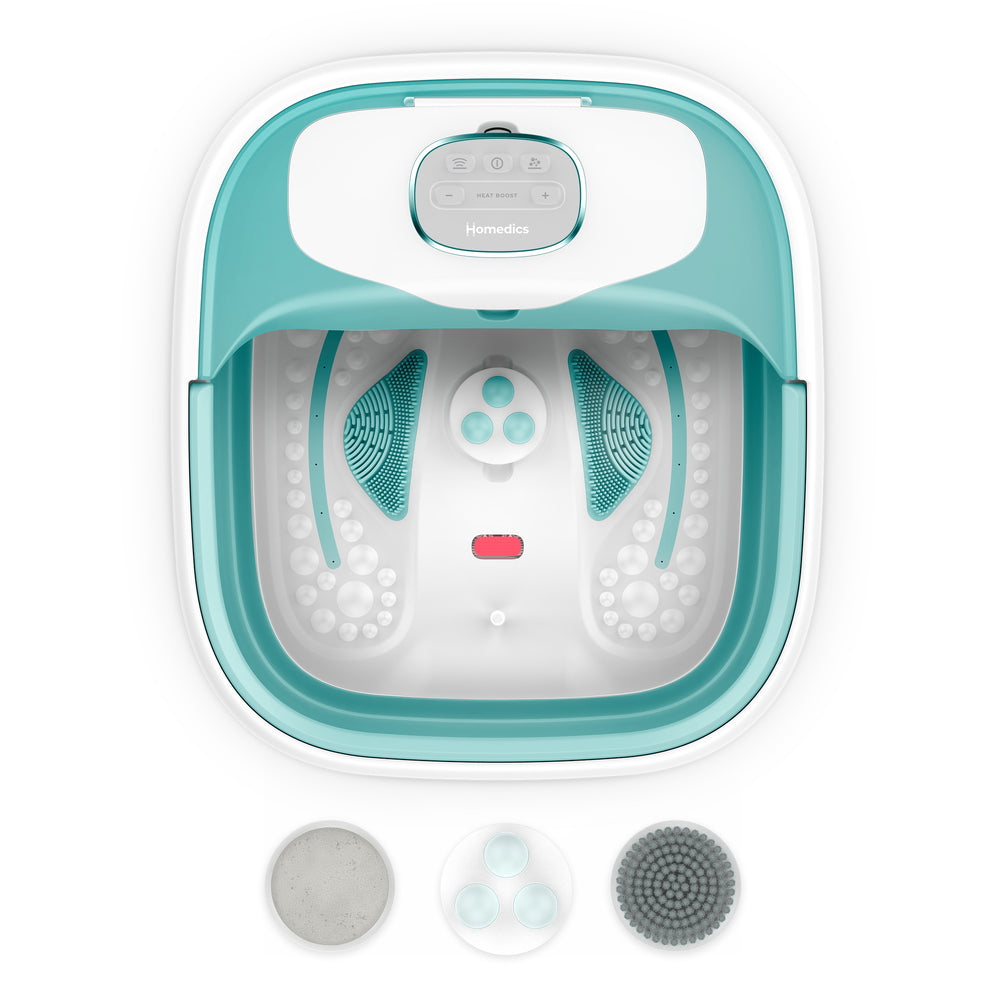 Homedics - Smart Space Deluxe Footbath with Heat Boost and wireless controller - Blue_1