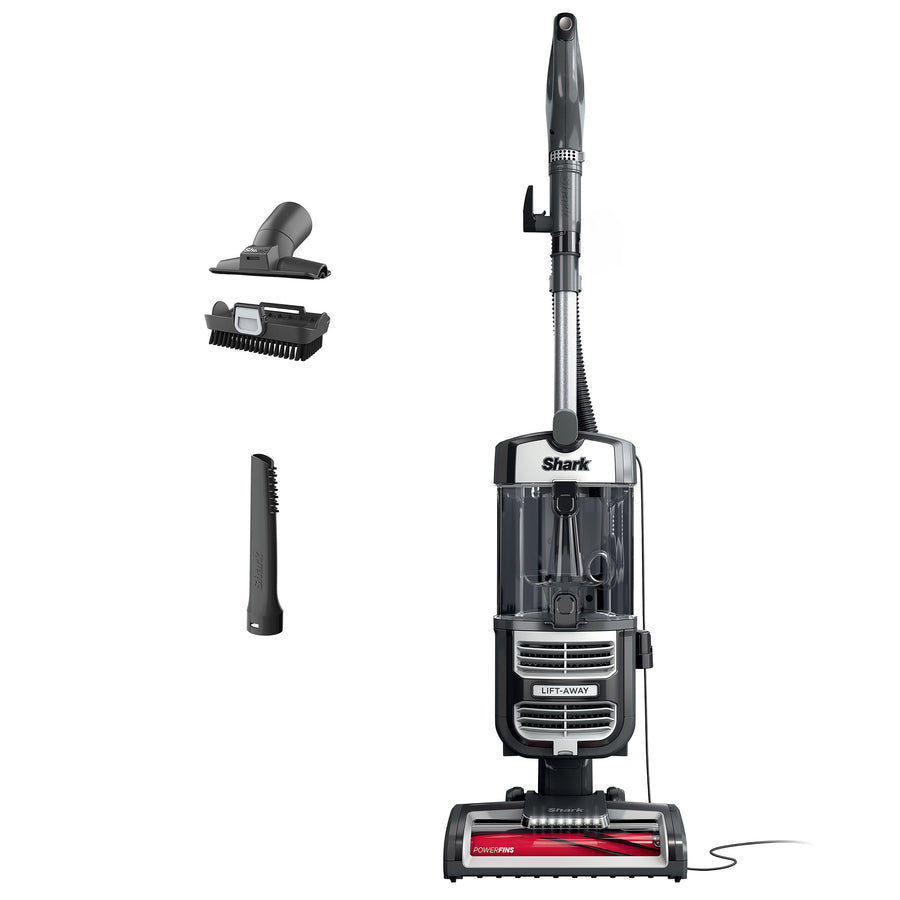 Shark - Refurbished Navigator Lift-Away Upright Vacuum w/ PowerFins Self-Cleaning Brushroll, HEPA Filter, LED Headlights - Gray_0