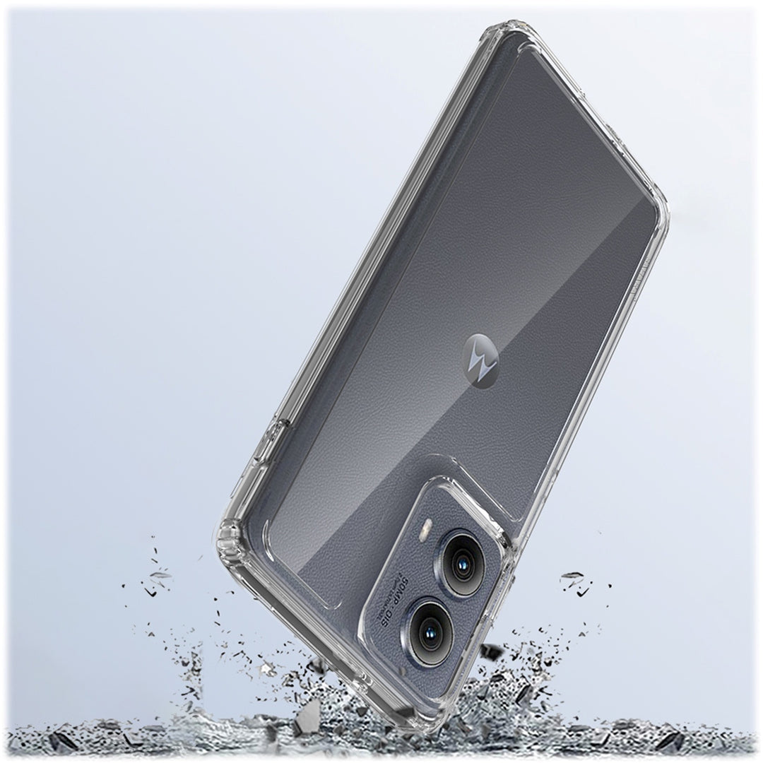 SaharaCase - Venture Series Hard Shell Case for Motorola Edge (2024) - Clear_2