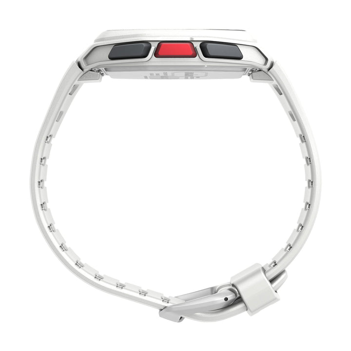 Timex Unisex IRONMAN T300 42mm Watch - White Strap Digital Dial White Case - White_2
