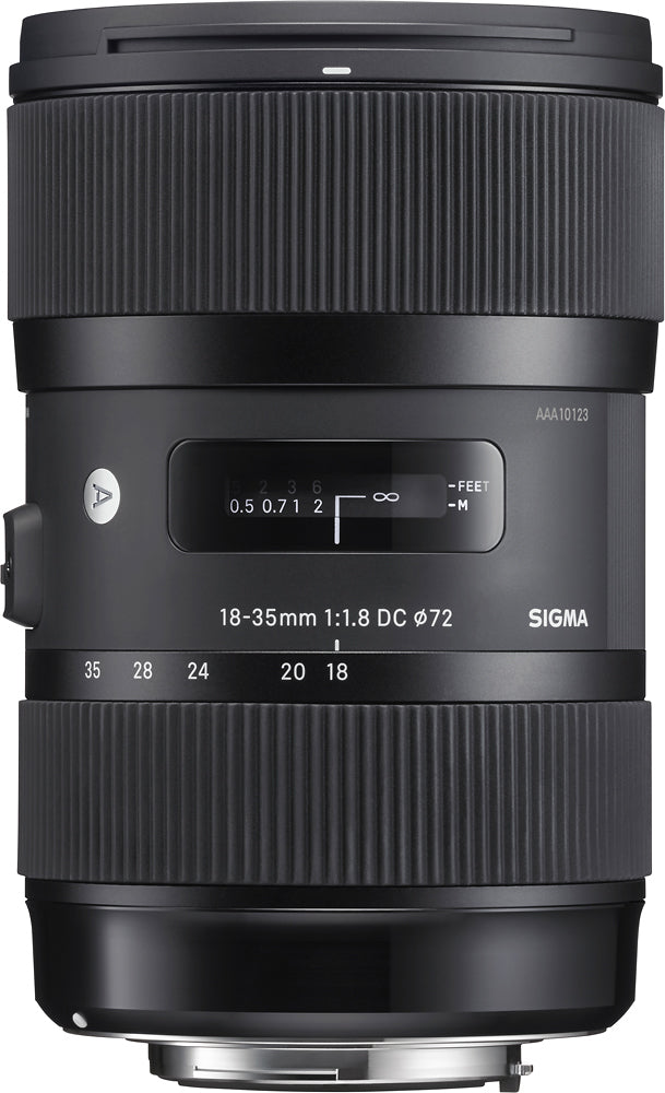 Sigma - 18-35mm f/1.8 DC HSM Art Standard Zoom Lens for Canon - Black_0