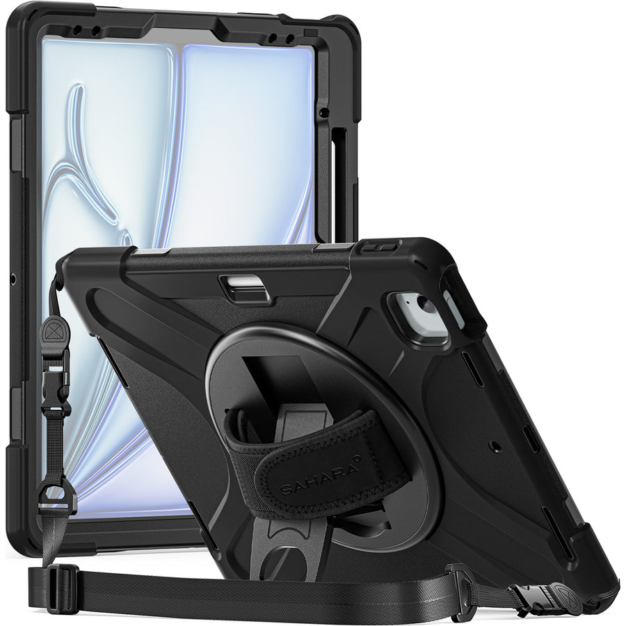 SaharaCase - Raider-X Series Heavy-Duty Case for Apple iPad Air (M2) 13" 2024 - Scorpion Black_0