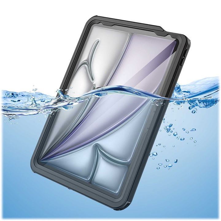 SaharaCase - Oasis Series Water-Resistant Case for Apple iPad Air (M2) 11" 2024 - Clear/Black_4