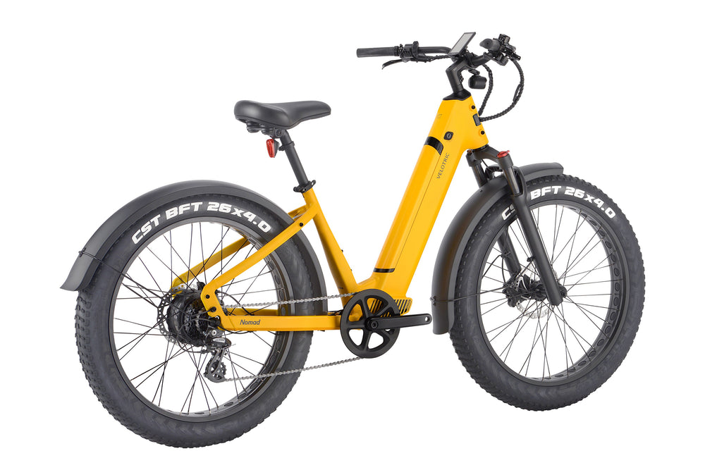 Velotric Nomad 1 Step-Through Fat Tire Ebike with 55 miles Max Range and 25 MPH Max Speed UL Certified- Mango - Mango_2