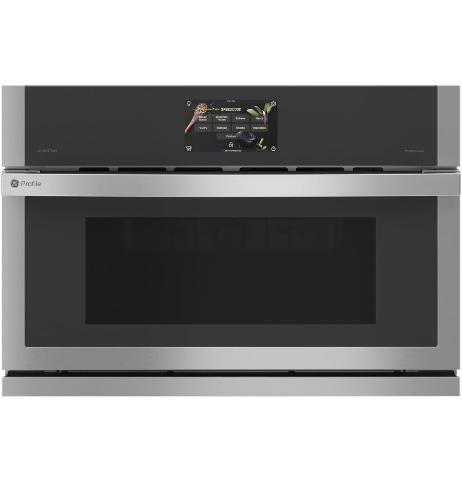 GE Profile - 1.7 Cu. Ft. Convection Built-In Microwave with Sensor Cooking and Five in One 120V Advantium Technology - Stainless Steel_0