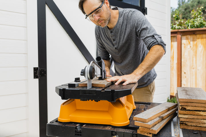 WORX - 5.5 Amp BladeRunner Electric Table Top Saw - Black_7