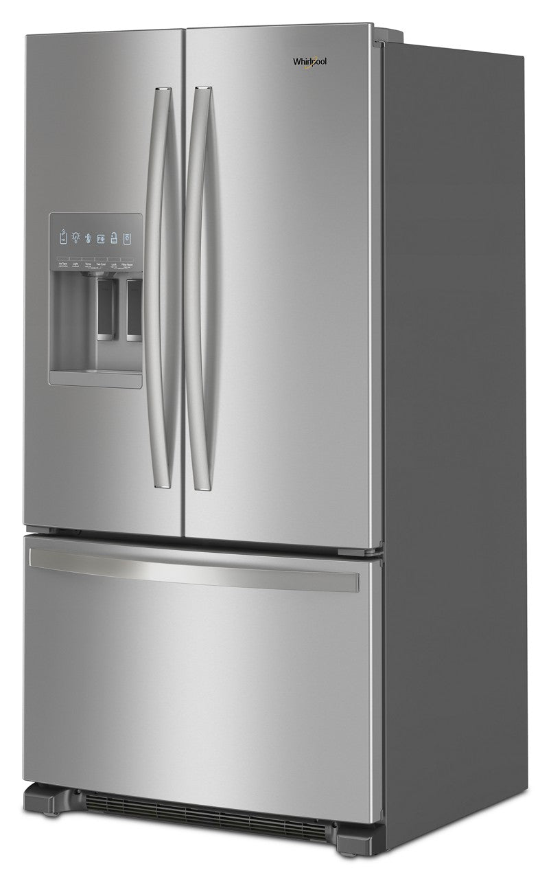 Whirlpool - 24.7 Cu. Ft. French Door Refrigerator with Elevated Deli Drawer - Stainless Steel_1