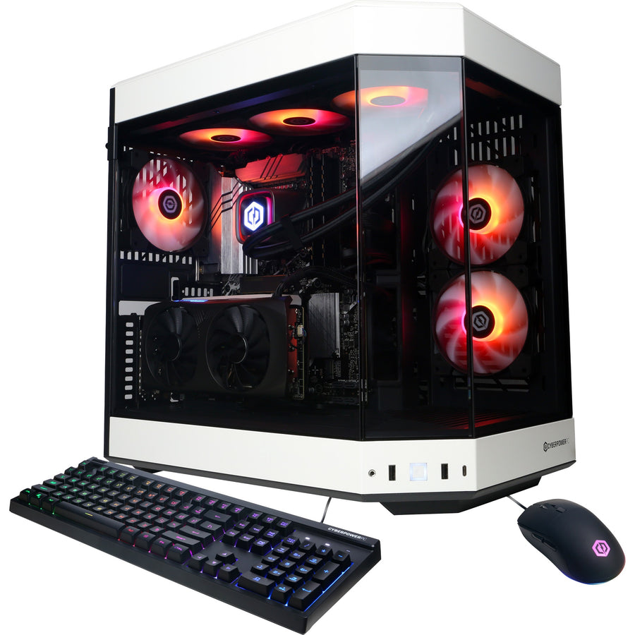 CyberPowerPC - Gamer Supreme Gaming Desktop - AMD Ryzen 9 9950X - 64GB Memory - NVIDIA GeForce RTX 4080 SUPER 16GB - 4TB SSD - White_0