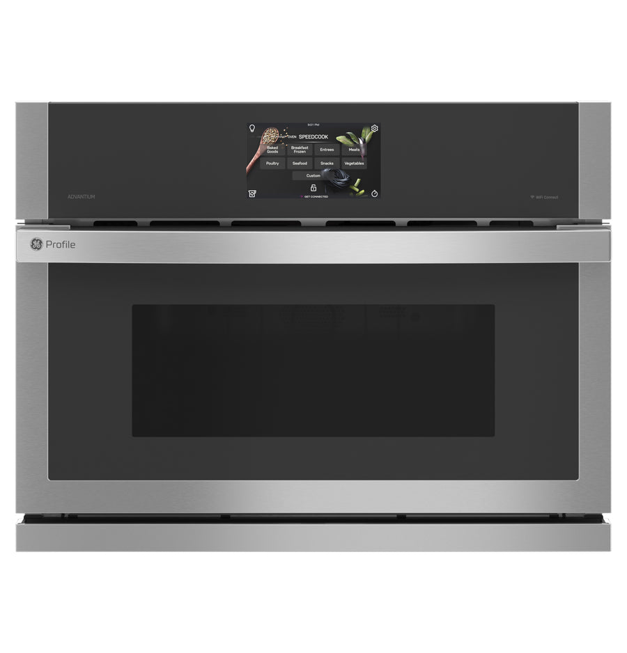 GE Profile - 1.7 Cu. Ft. Convection Built-In Microwave with Sensor Cooking and Five in One 120V Advantium Technology - Stainless Steel_0