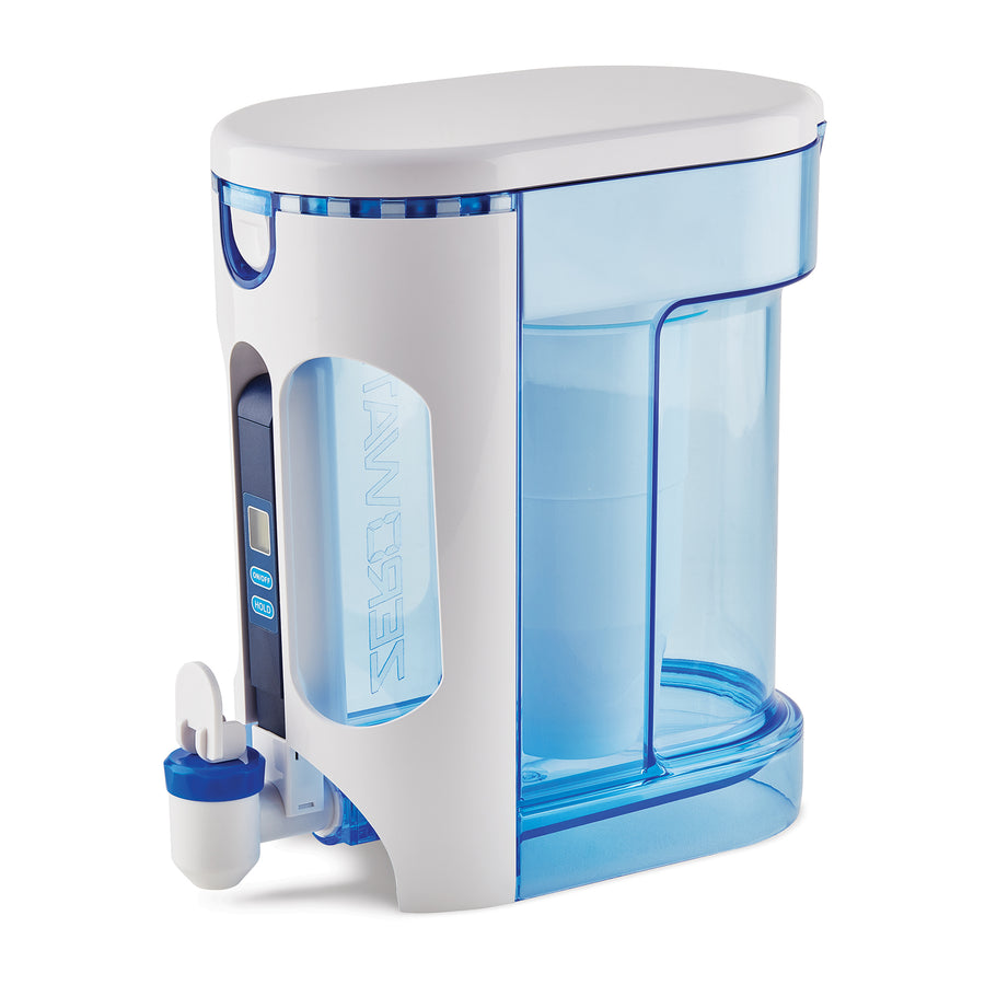 ZeroWater - 12 Cup Ready-Read 5-stage filtration pitcher - Blue_0