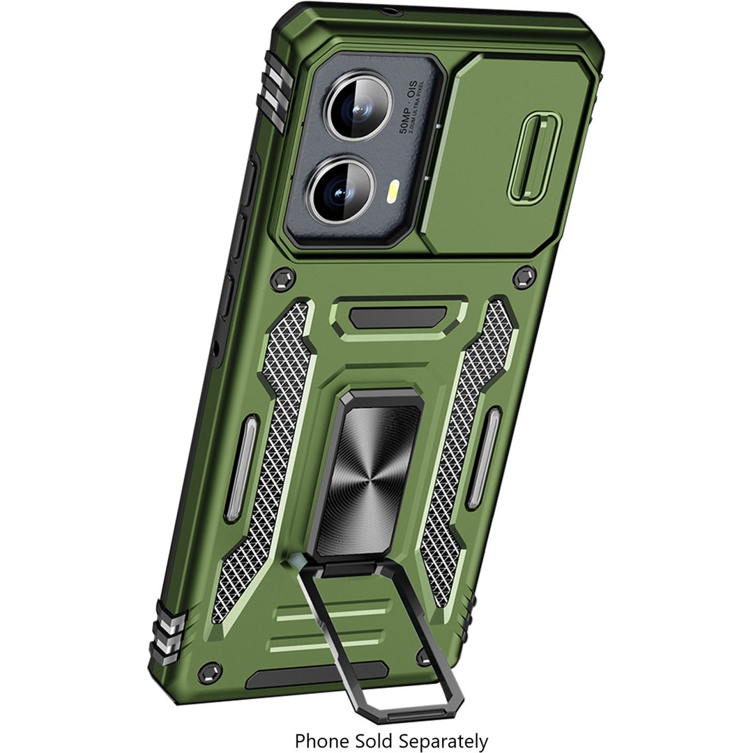 SaharaCase - Raider Series Heavy-Duty Case for Motorola Edge (2024) - Cactus Green_2