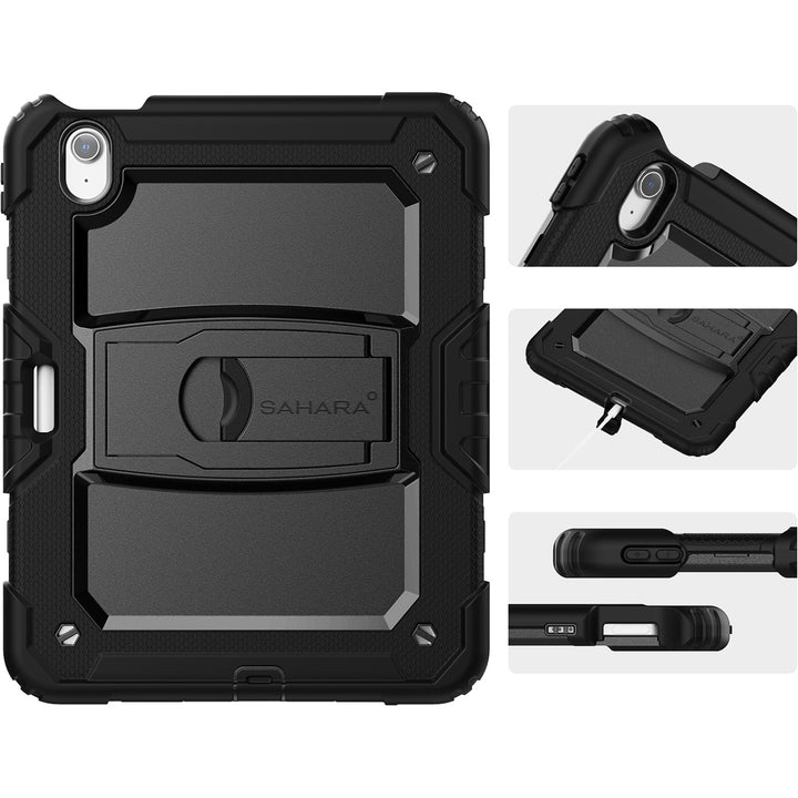 SaharaCase - Raider Series Heavy-Duty Case for Apple iPad Air (M2) 13" 2024 - Scorpion Black_5