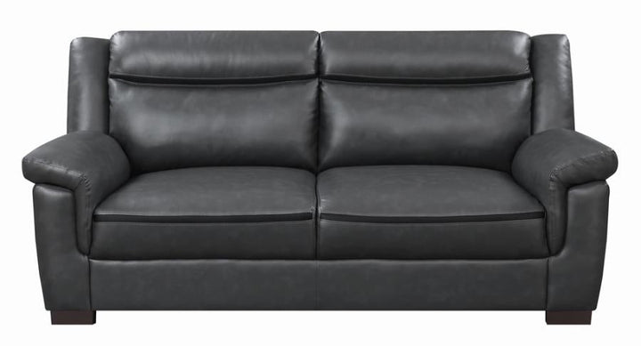Arabella Upholstered Pillow Top Arm Living Room Set Bundle