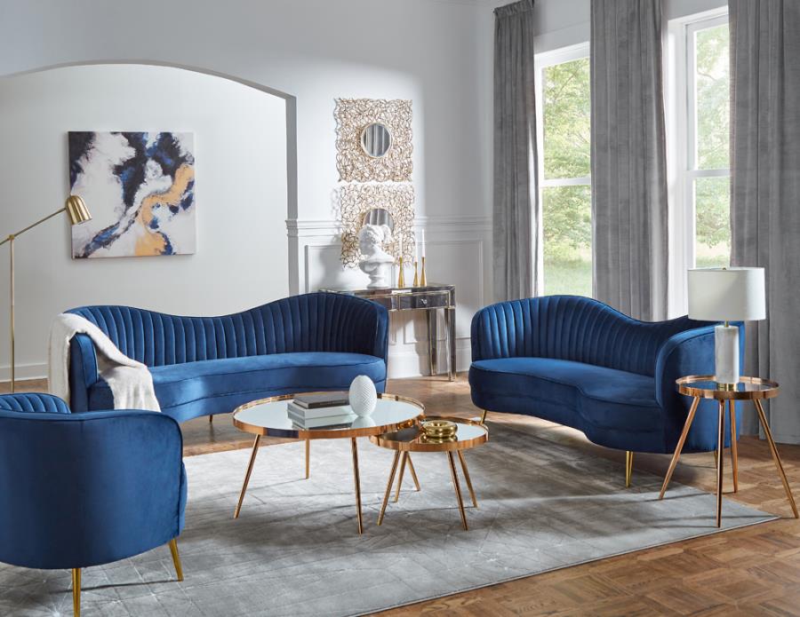 Sophia Blue Living Room Bundle