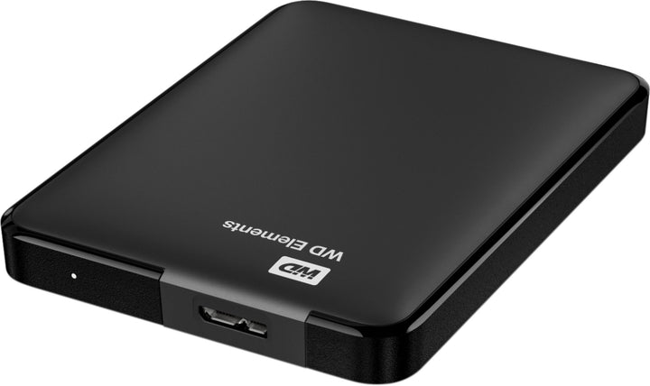 WD - Elements 1TB External USB 3.0 Portable Hard Drive - Black_2