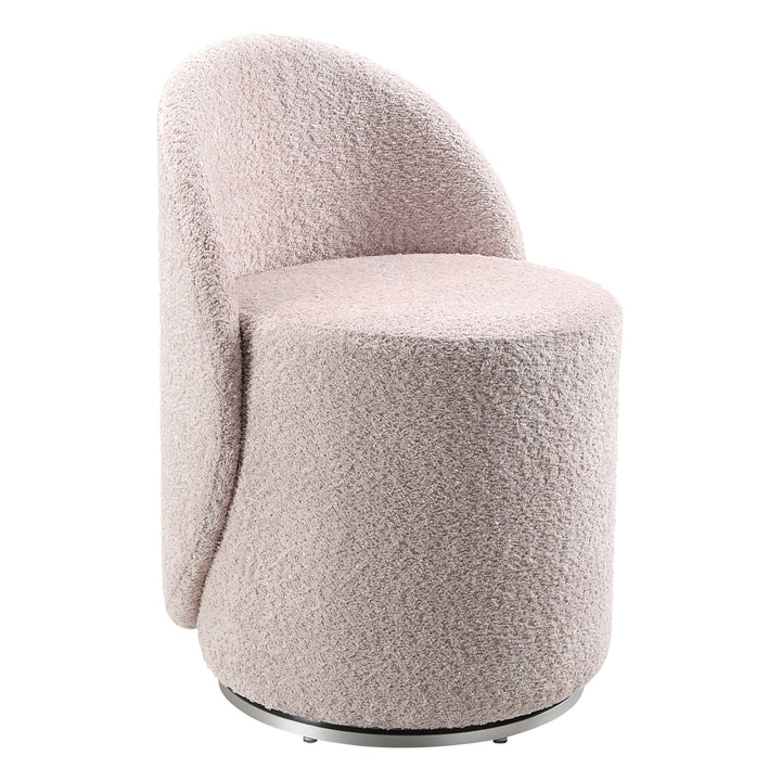 OSP Home Furnishings - Lystra Swivel Vanity Chair - Dusty Rose_1