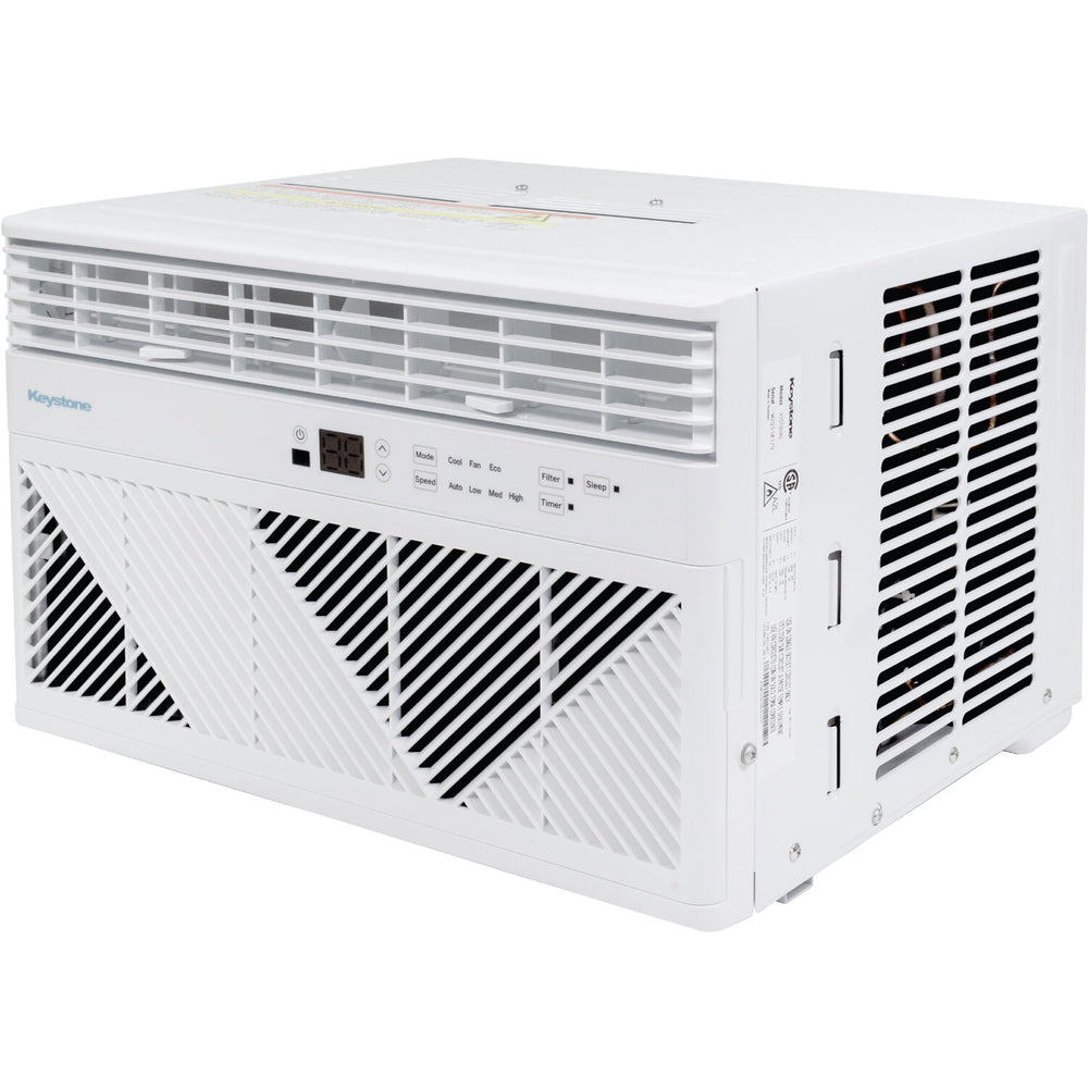 Keystone - 8,000 BTU Window Mounted Air Conditioner with Remote Control - white_1