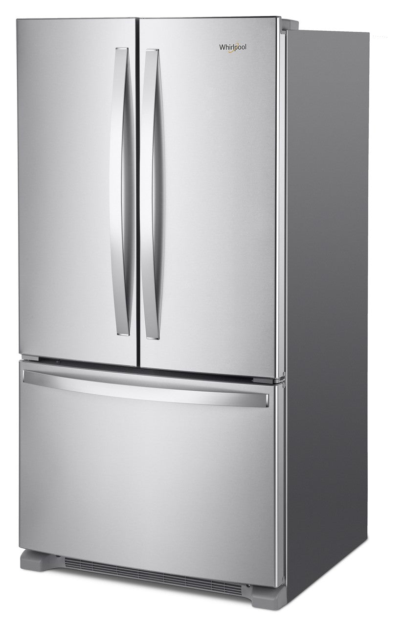 Whirlpool - 20 Cu. Ft. French Door Refrigerator with Elevated Deli Drawer - Stainless Steel_2