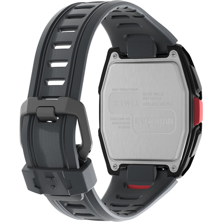 Timex Unisex IRONMAN T300 42mm Watch - Black Strap Digital Dial Black Case - Black_3