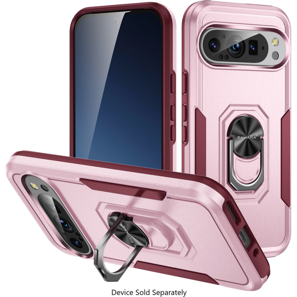 SaharaCase - Raider Series Heavy-Duty Case for Google Pixel 9 and 9 Pro - Desert Rose_1