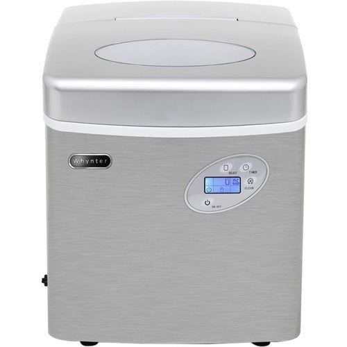 Whynter - Portable Ice Maker 49 lb Capacity - Stainless Steel_0