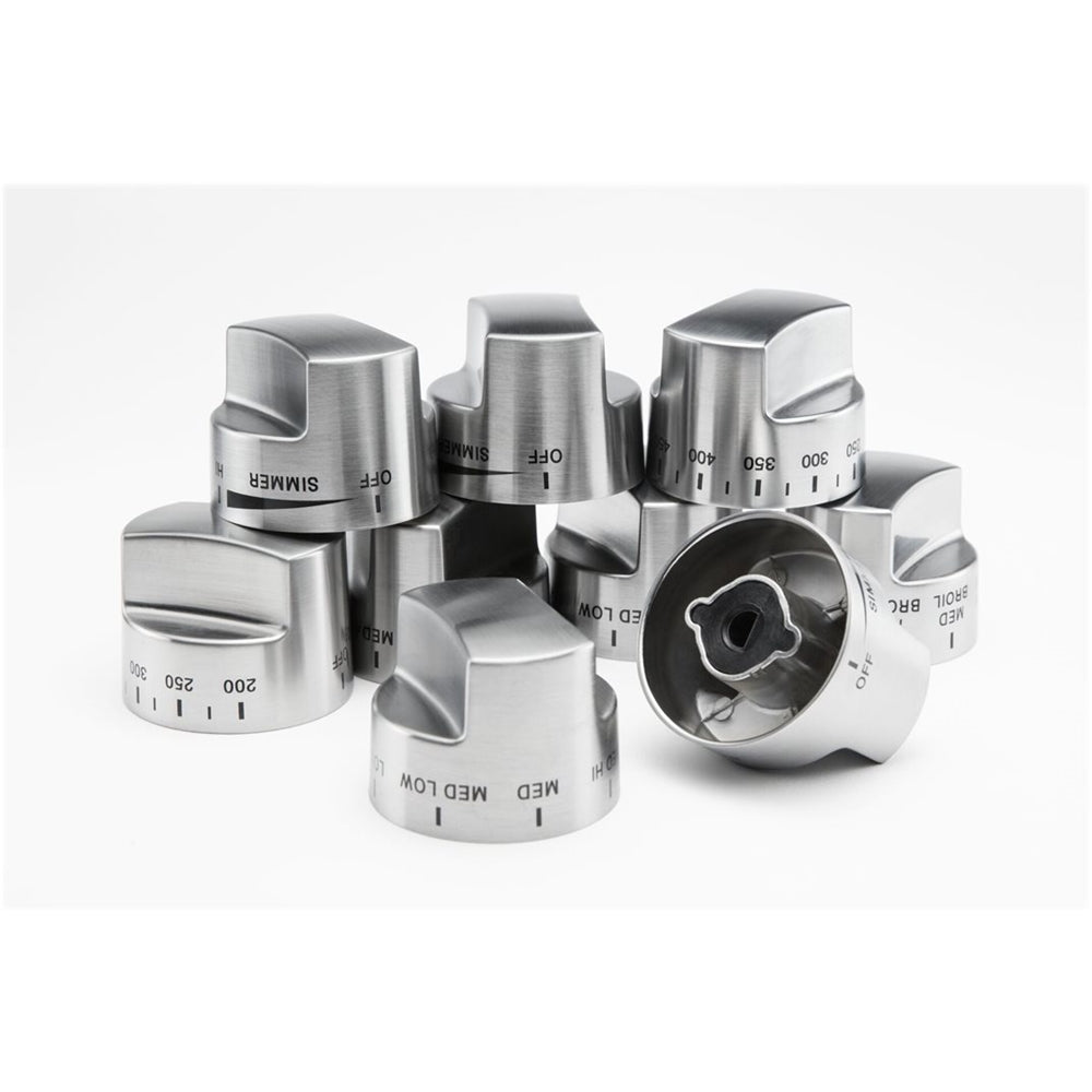 Viking - Control Knob Set for Ranges - Stainless Steel_0