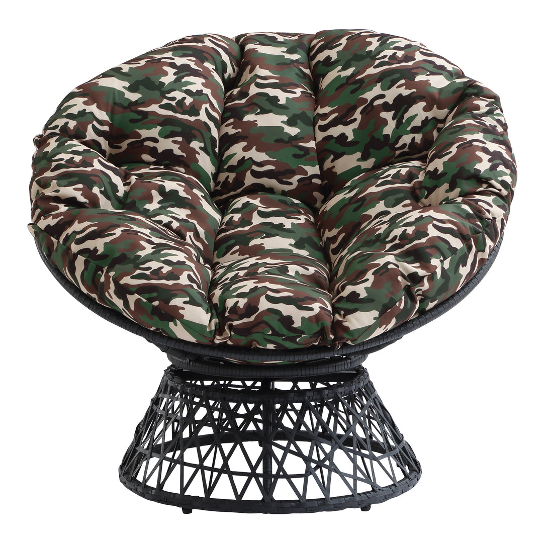 OSP Home Furnishings - Papasan Chair - Camo_0