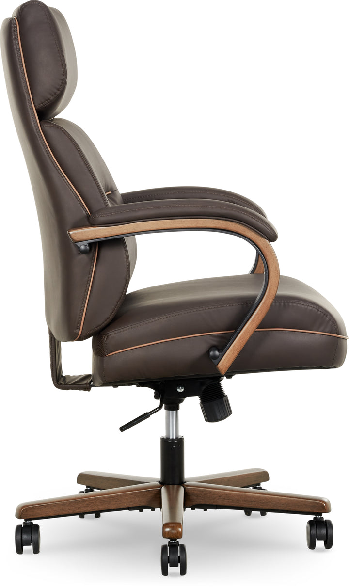 Finch Neo Two Retro-Modern Mid-Back Office Chair - Brown_10